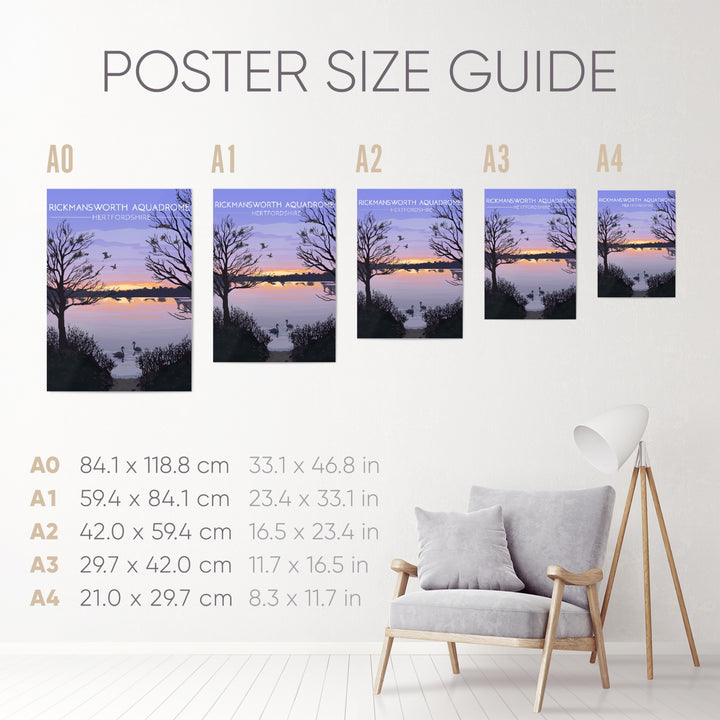 Rickmansworth Aquadrome Travel Poster