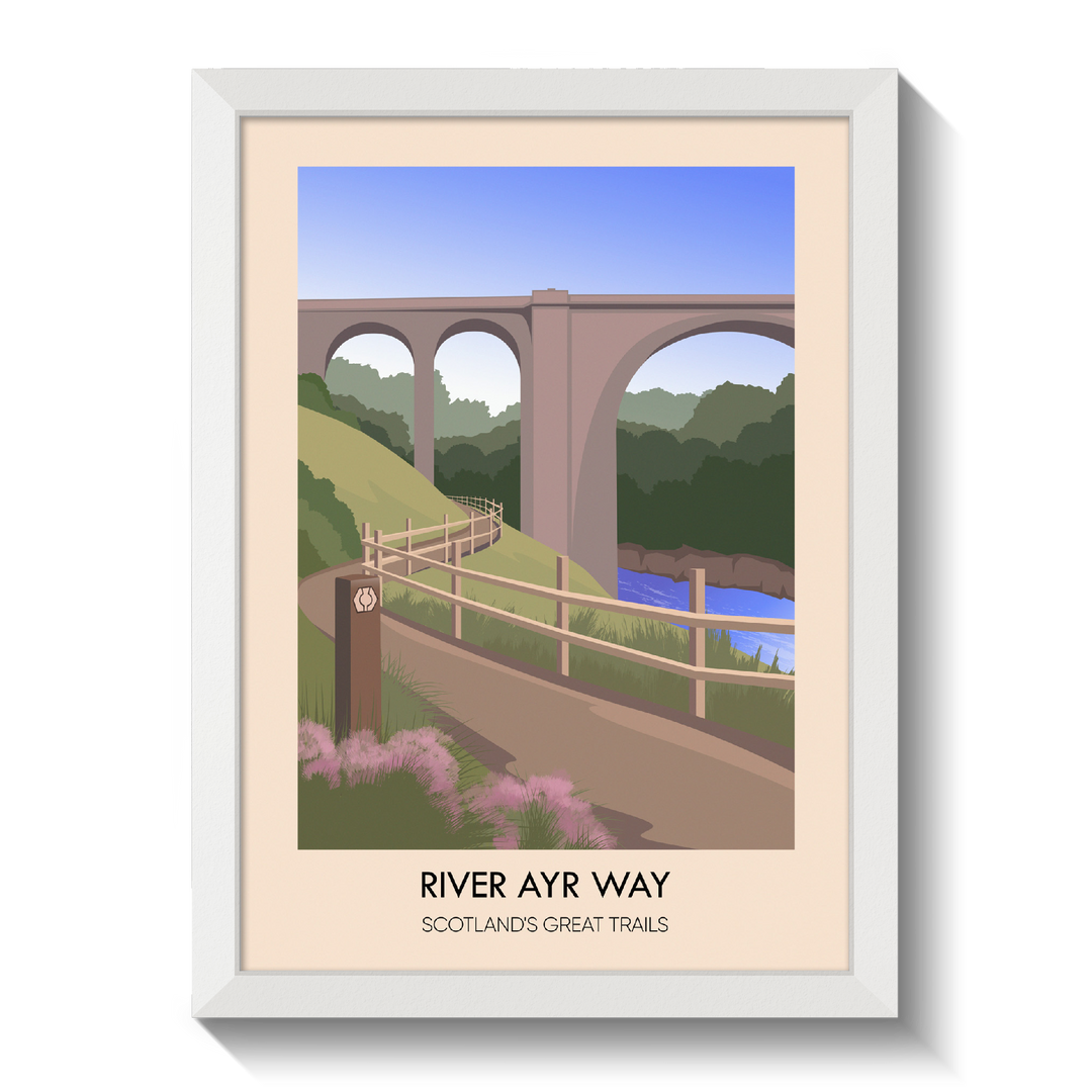 River Ayr Way Scotland's Great Trails Poster