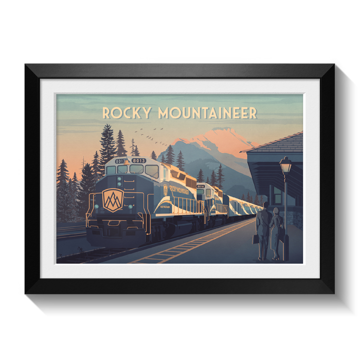 Rocky Mountaineer Travel Poster