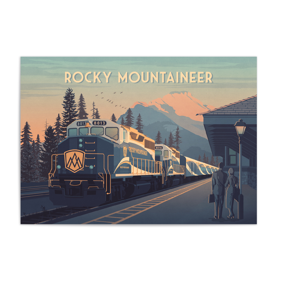 Rocky Mountaineer Travel Poster