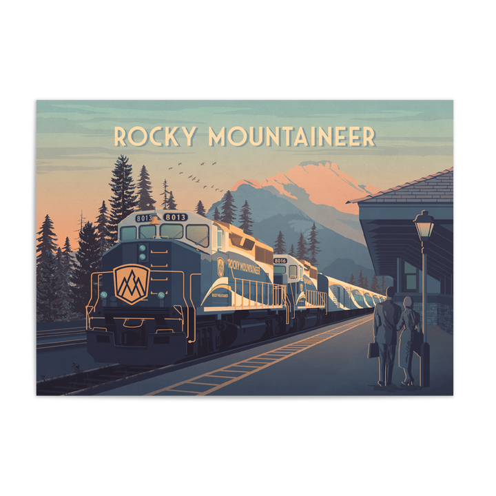 Rocky Mountaineer Travel Poster