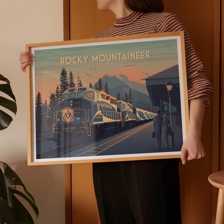 Rocky Mountaineer Travel Poster