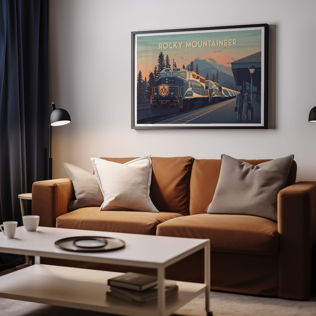 Rocky Mountaineer Travel Poster