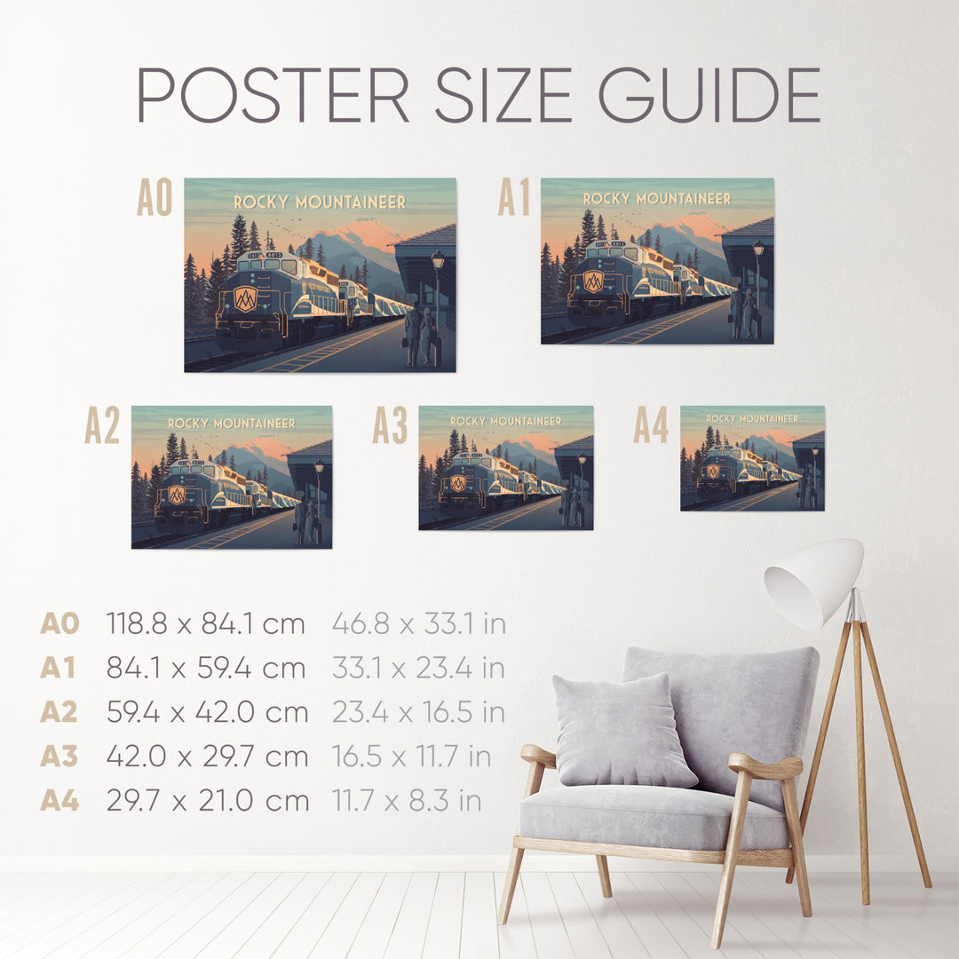 Rocky Mountaineer Travel Poster