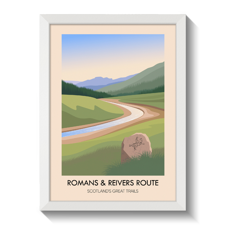 Romans and Reivers Route Scotland's Great Trails Poster