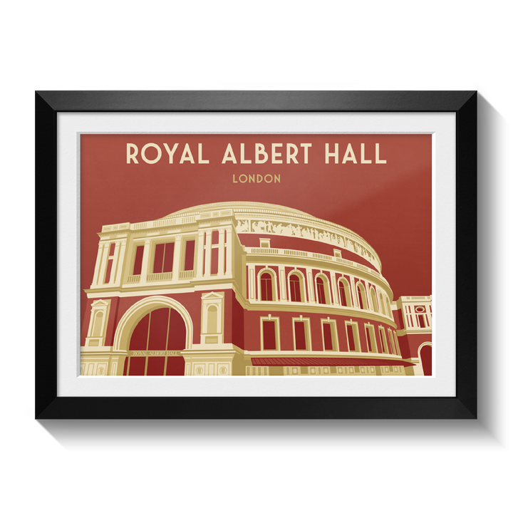 Royal Albert Hall London Travel Poster