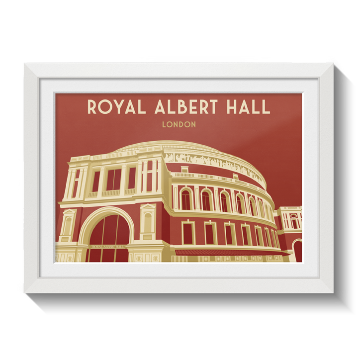 Royal Albert Hall London Travel Poster