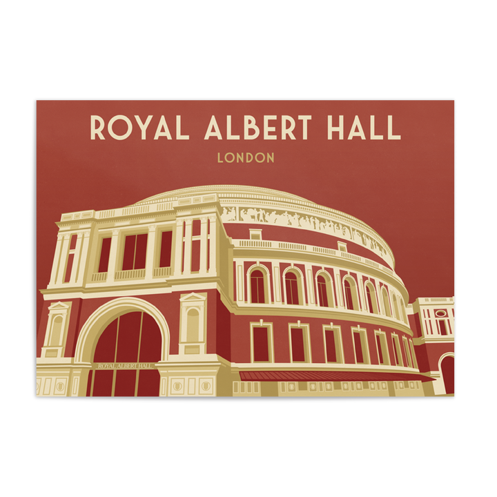 Royal Albert Hall London Travel Poster