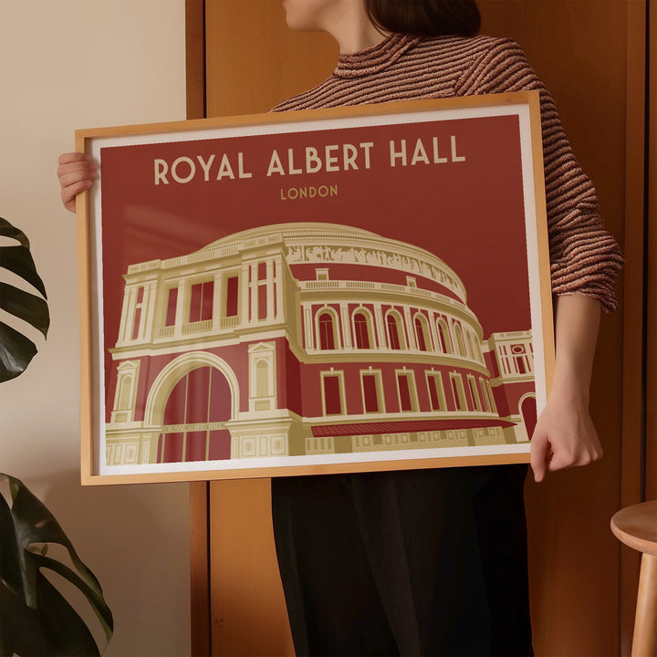 Royal Albert Hall London Travel Poster