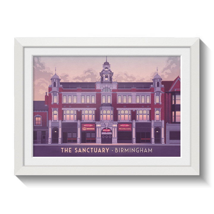 Sanctuary Nightclub Birmingham Poster