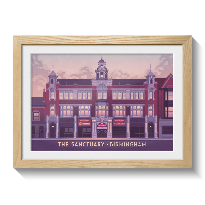 Sanctuary Nightclub Birmingham Poster