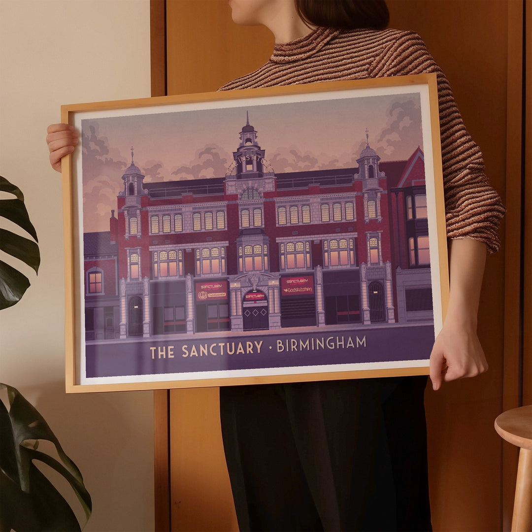 Sanctuary Nightclub Birmingham Poster