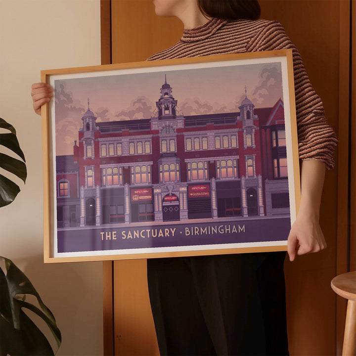 Sanctuary Nightclub Birmingham Poster