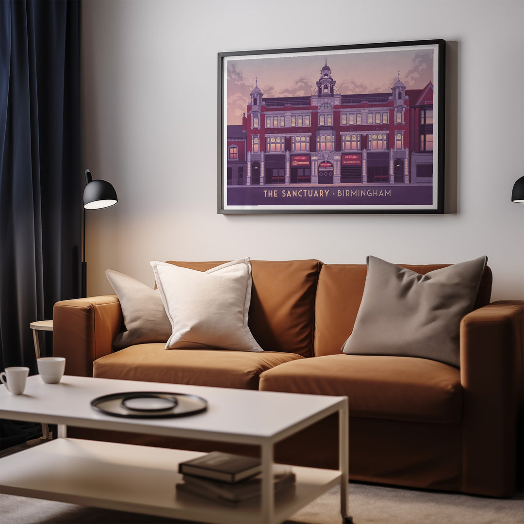 Sanctuary Nightclub Birmingham Poster