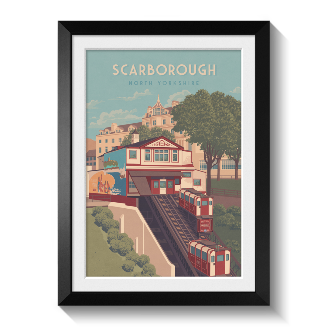 Scarborough North Yorkshire Travel Poster