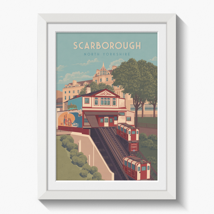 Scarborough North Yorkshire Travel Poster