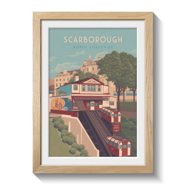 Scarborough North Yorkshire Travel Poster