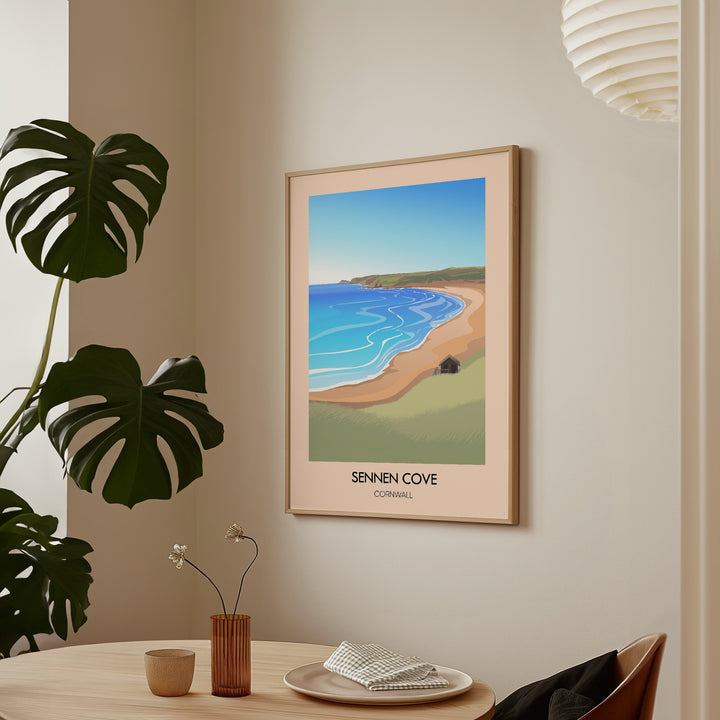 Sennen Cove Cornwall Travel Poster