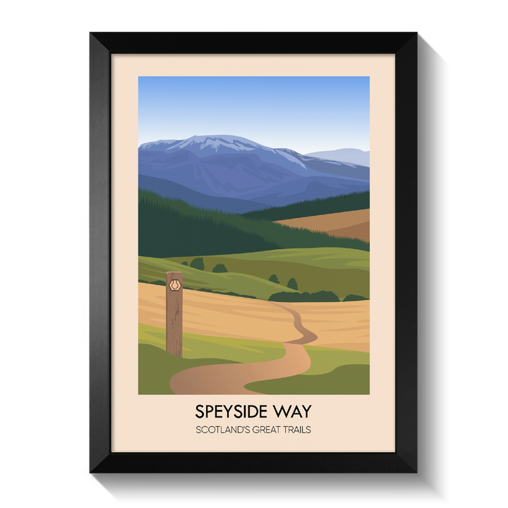 Speyside Way Scotland's Great Trails Poster