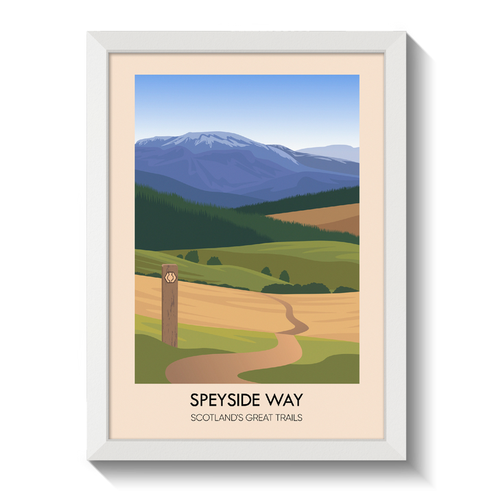 Speyside Way Scotland's Great Trails Poster