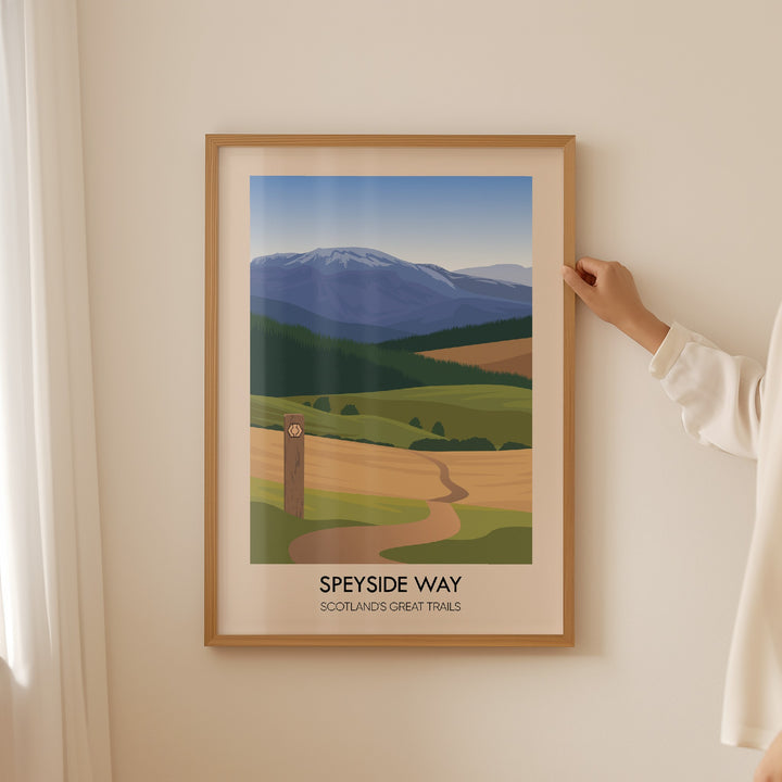 Speyside Way Scotland's Great Trails Poster