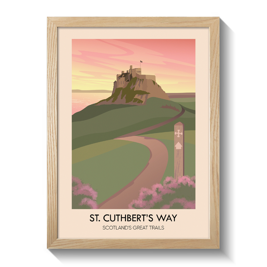 St Cuthbert's Way Scotland's Great Trails Poster