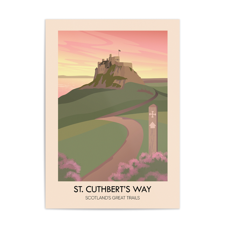 St Cuthbert's Way Scotland's Great Trails Poster
