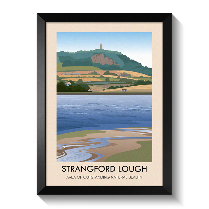 Strangford Lough AONB Travel Poster