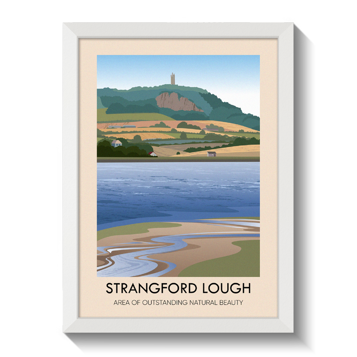 Strangford Lough AONB Travel Poster
