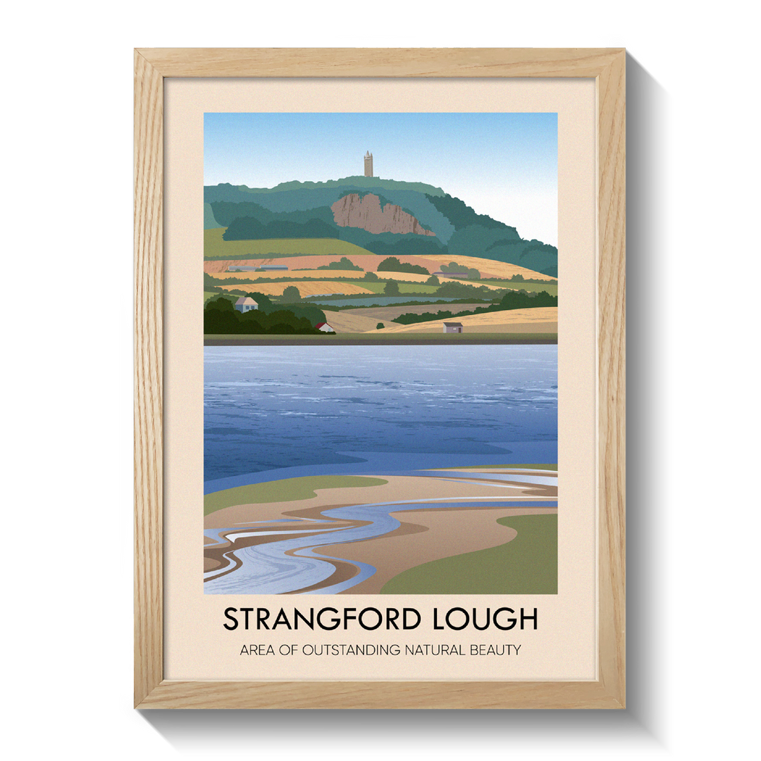 Strangford Lough AONB Travel Poster