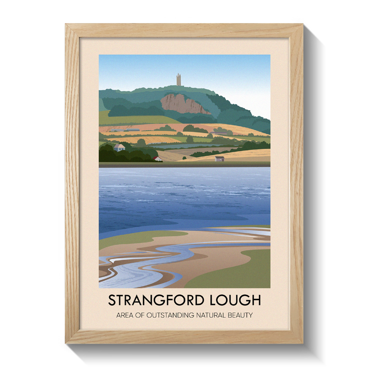 Strangford Lough AONB Travel Poster