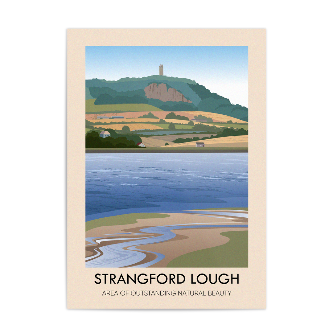 Strangford Lough AONB Travel Poster