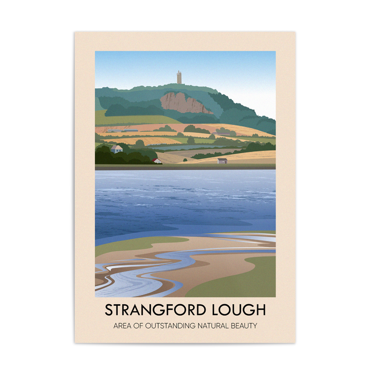 Strangford Lough AONB Travel Poster