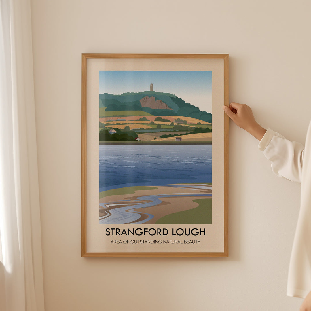 Strangford Lough AONB Travel Poster