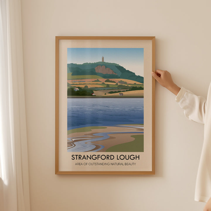 Strangford Lough AONB Travel Poster