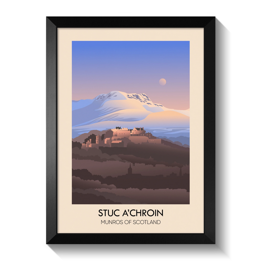 Stuc a’ Chroin Munros of Scotland Poster