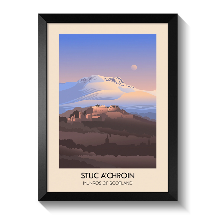 Stuc a’ Chroin Munros of Scotland Poster