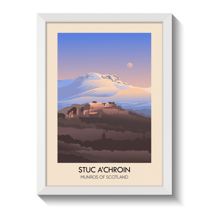 Stuc a’ Chroin Munros of Scotland Poster