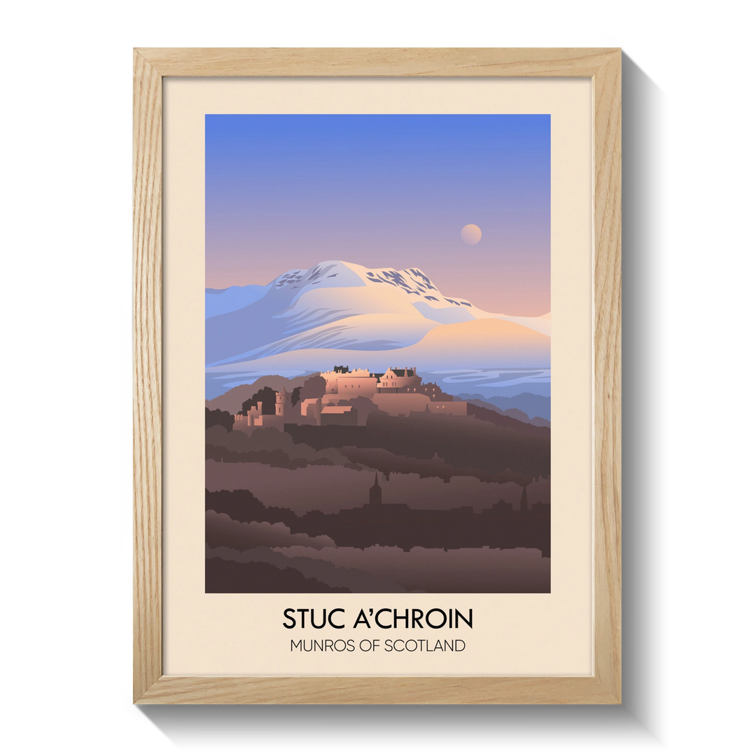 Stuc a’ Chroin Munros of Scotland Poster