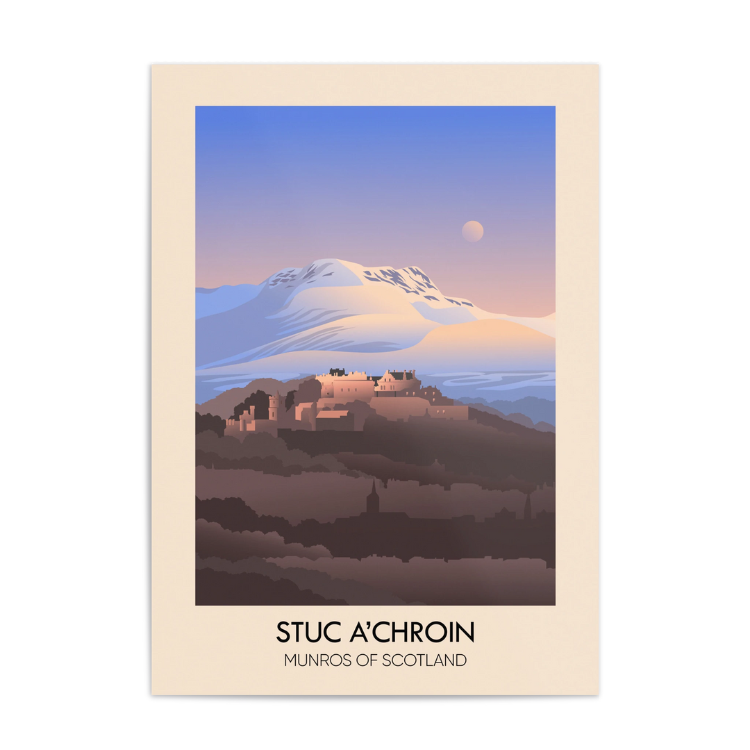 Stuc a’ Chroin Munros of Scotland Poster