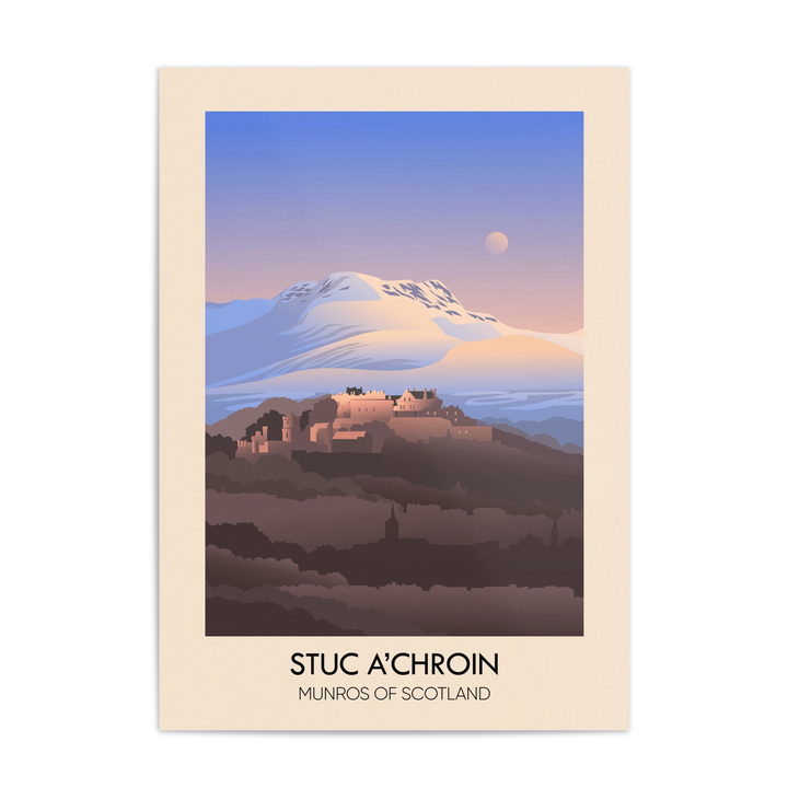 Stuc a’ Chroin Munros of Scotland Poster