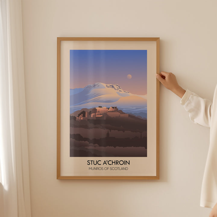 Stuc a’ Chroin Munros of Scotland Poster
