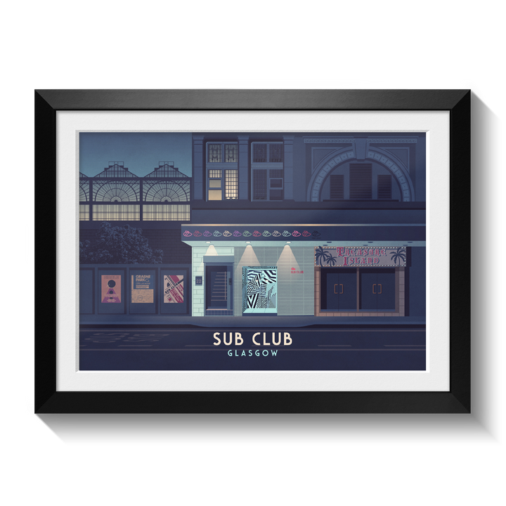 Sub Club Glasgow Nightclub Poster