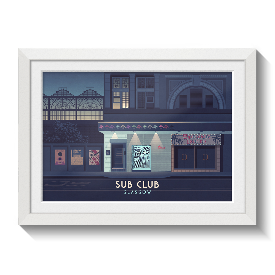 Sub Club Glasgow Nightclub Poster