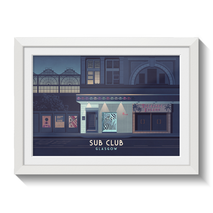 Sub Club Glasgow Nightclub Poster