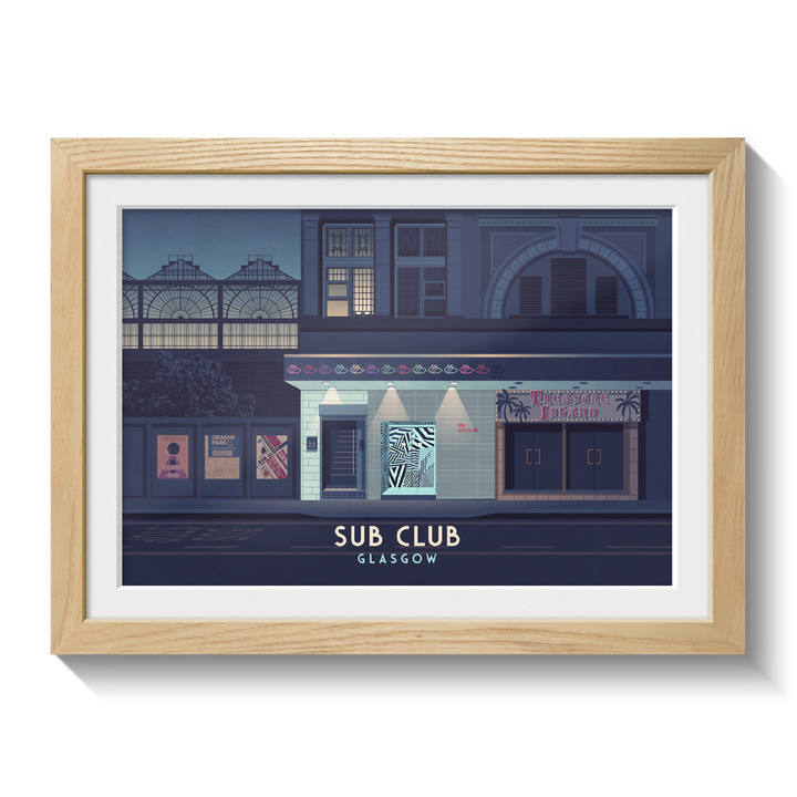 Sub Club Glasgow Nightclub Poster
