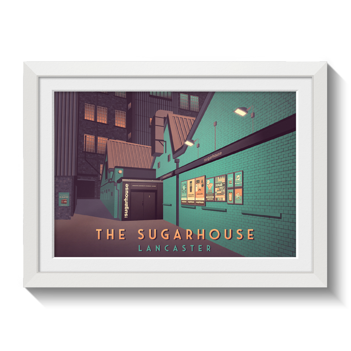 The Sugarhouse Nightclub Lancaster Travel Poster