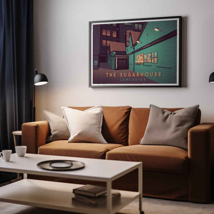 The Sugarhouse Nightclub Lancaster Travel Poster