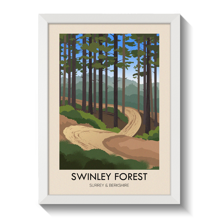 Swinley Forest Travel Poster