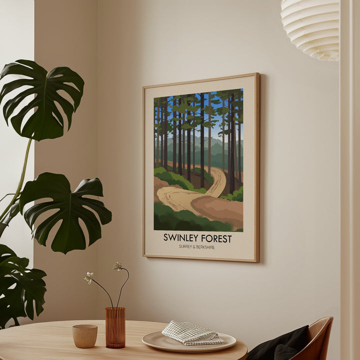 Swinley Forest Travel Poster